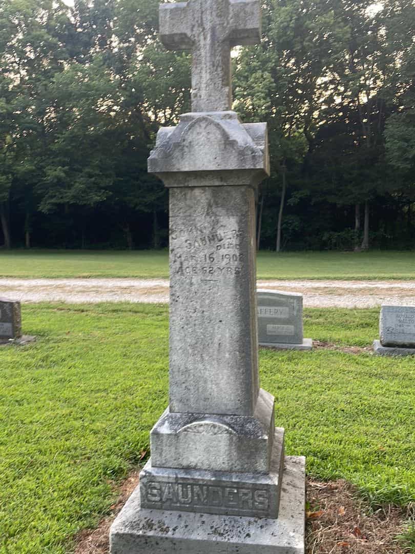 John Saunders's grave. Photo 5